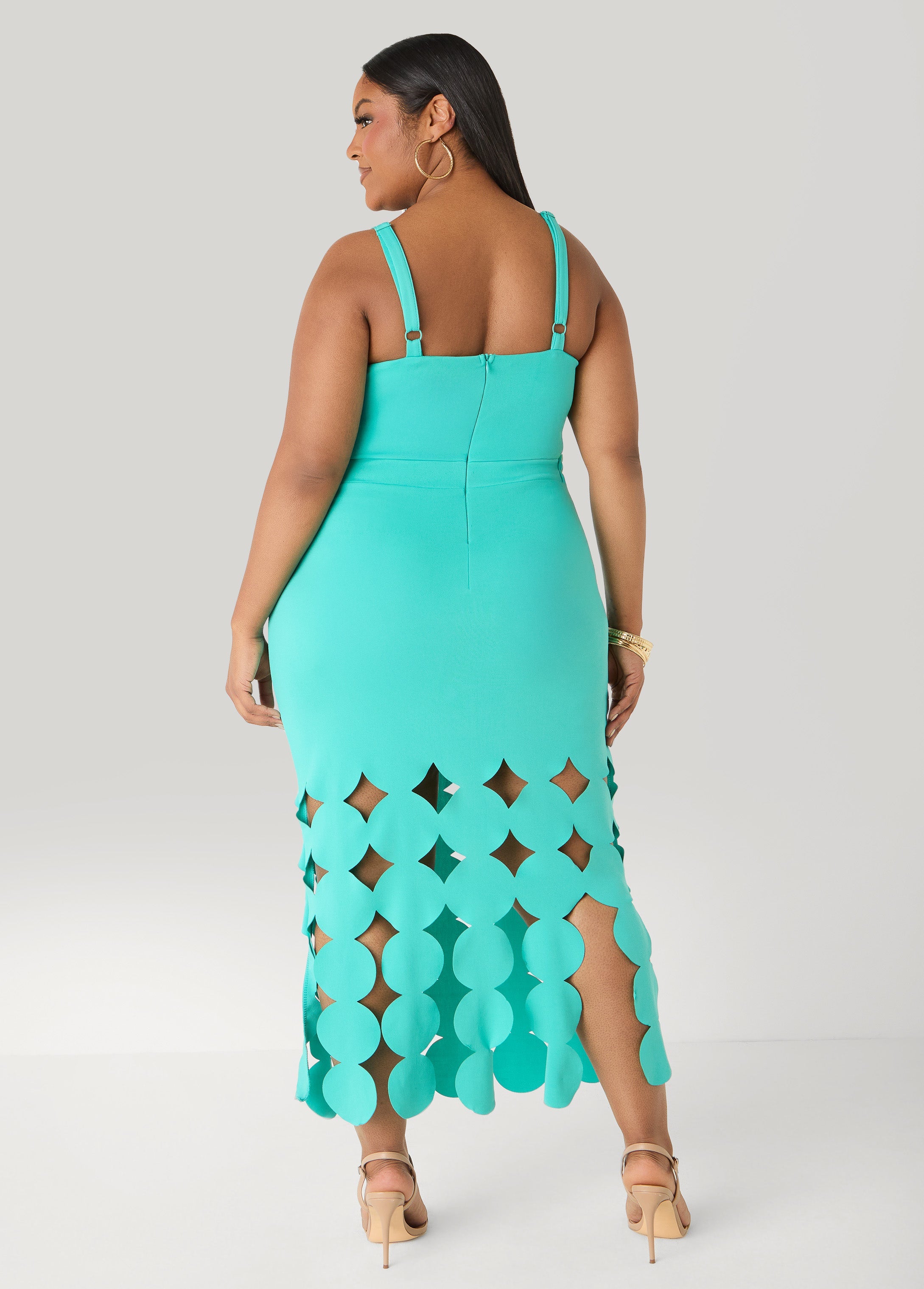 Embellished Cutout Bodycon Dress