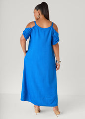 Cold Shoulder Maxi Dress