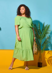 Off The Shoulder Maxi Dress