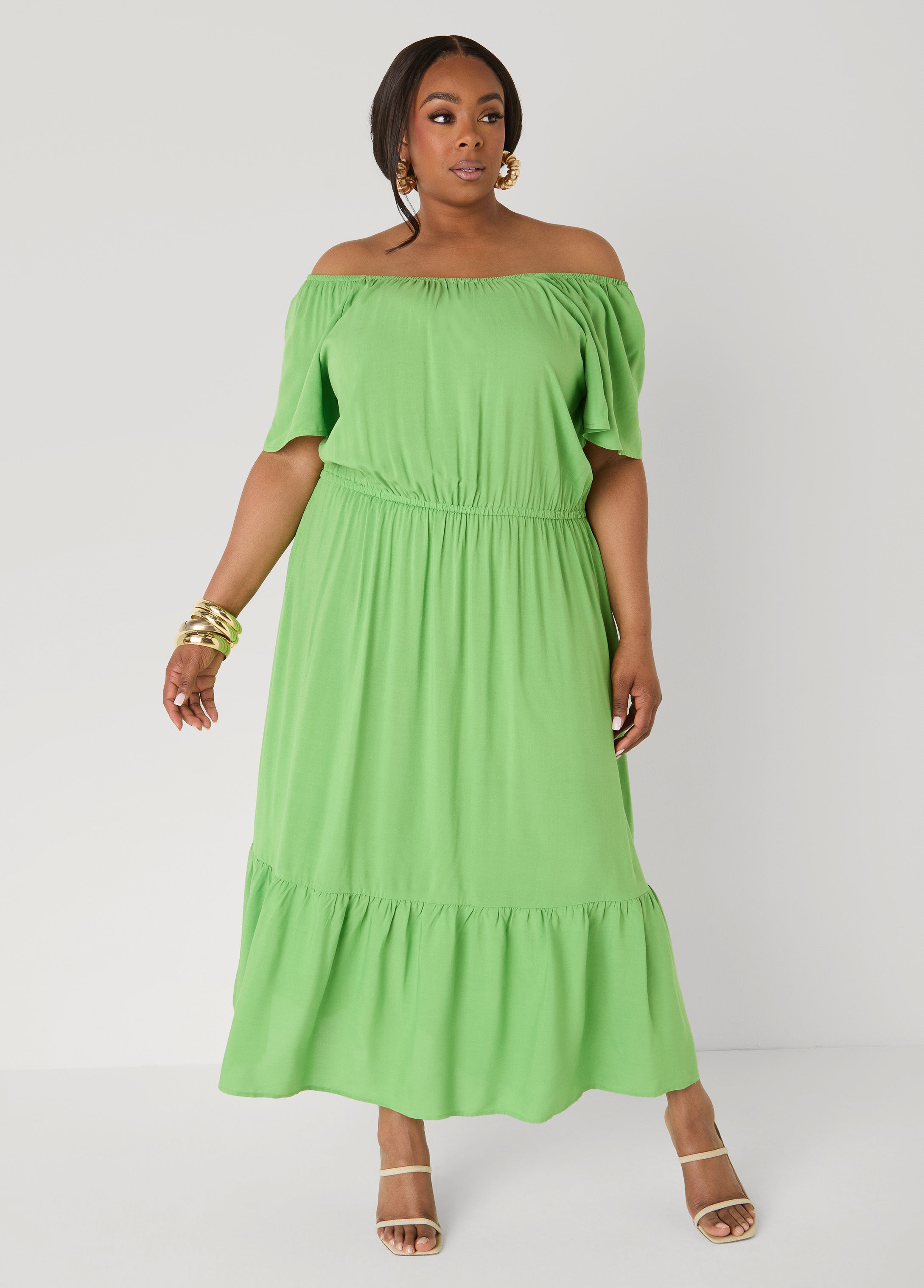 Off The Shoulder Maxi Dress