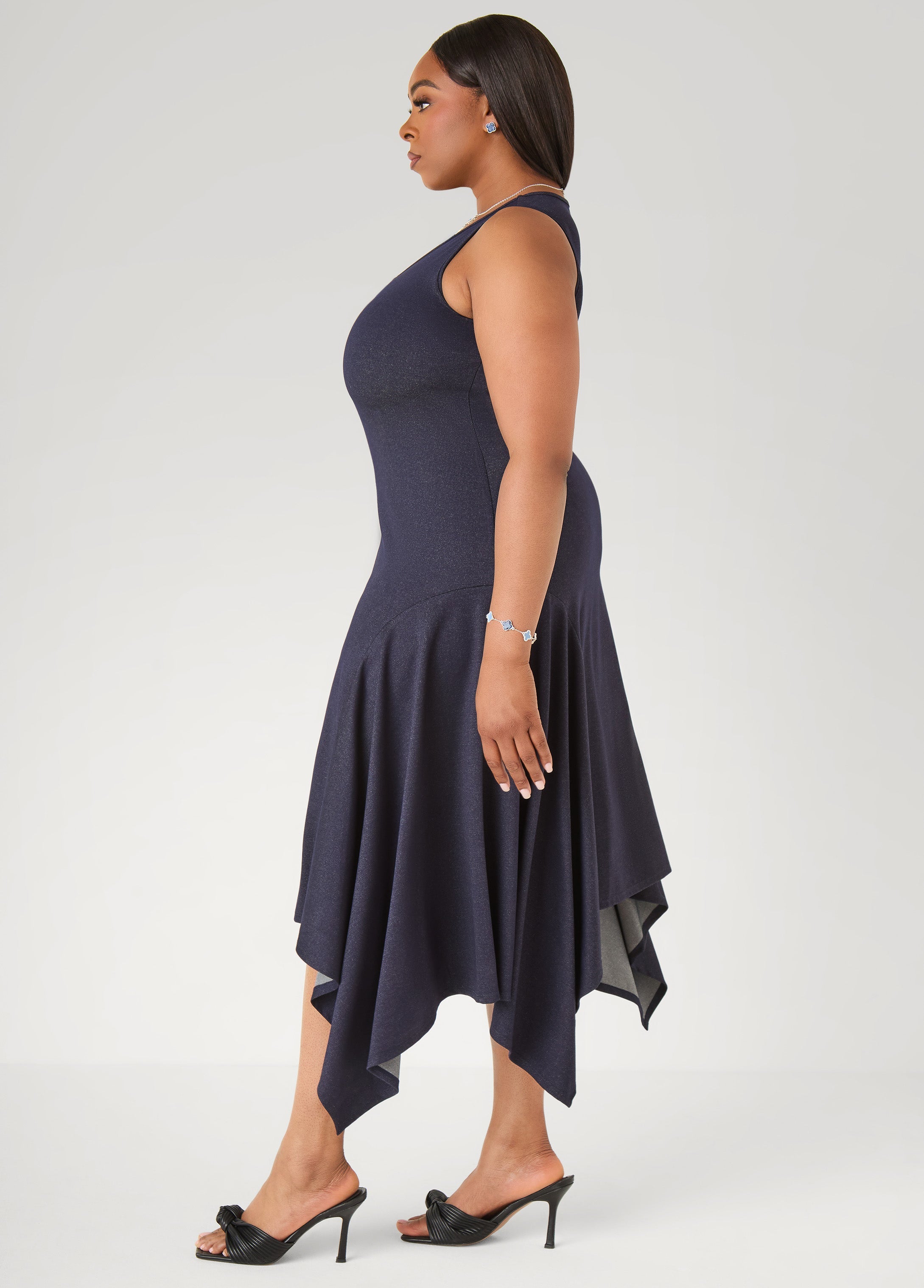Denim Handkerchief Dress