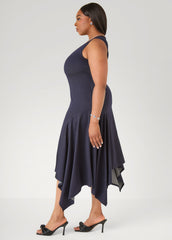 Denim Handkerchief Dress