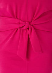 Textured Tie Front Dress