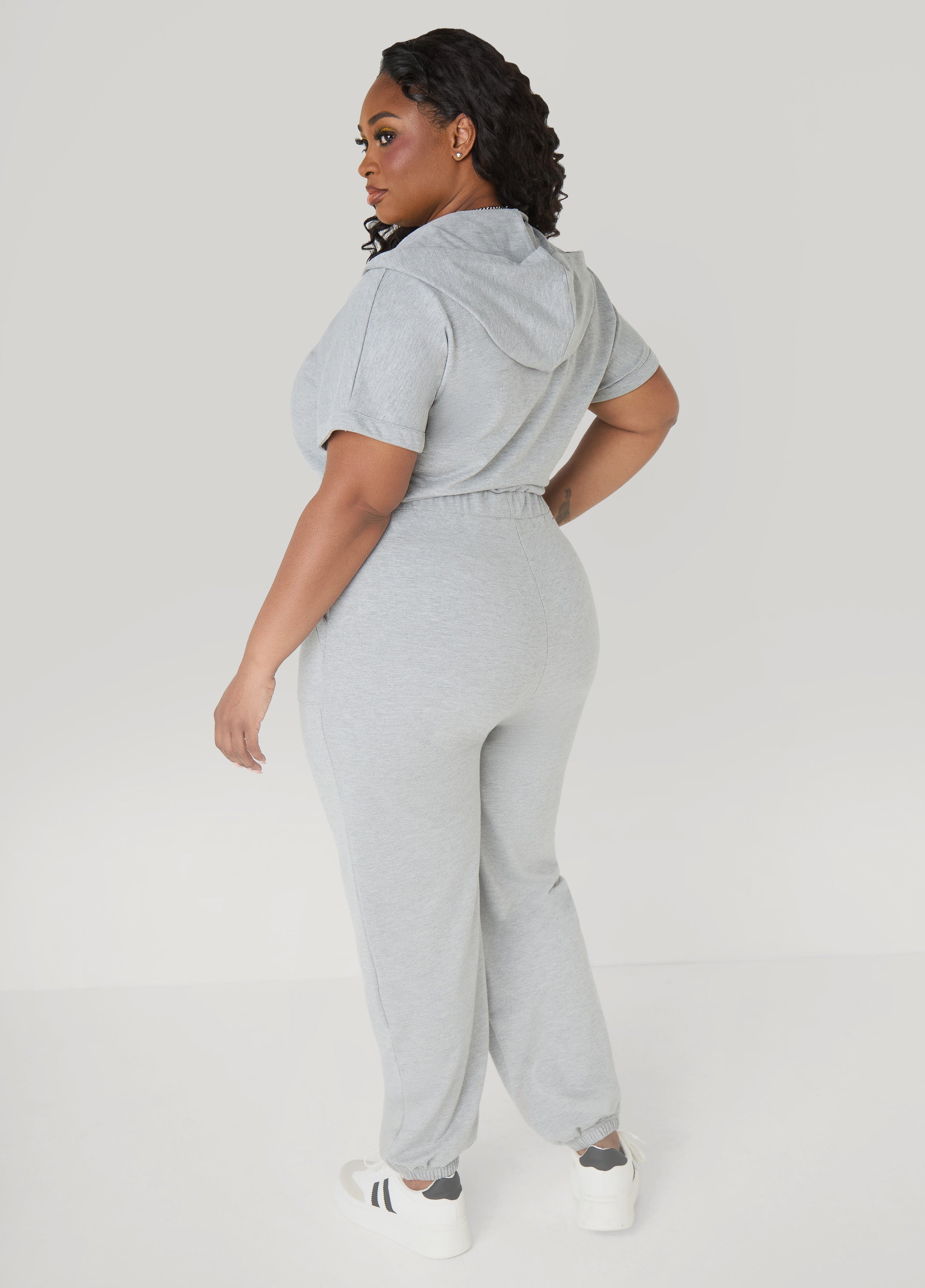French Terry Joggers Jumpsuit
