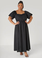 Tall Bubble Sleeved Maxi Dress