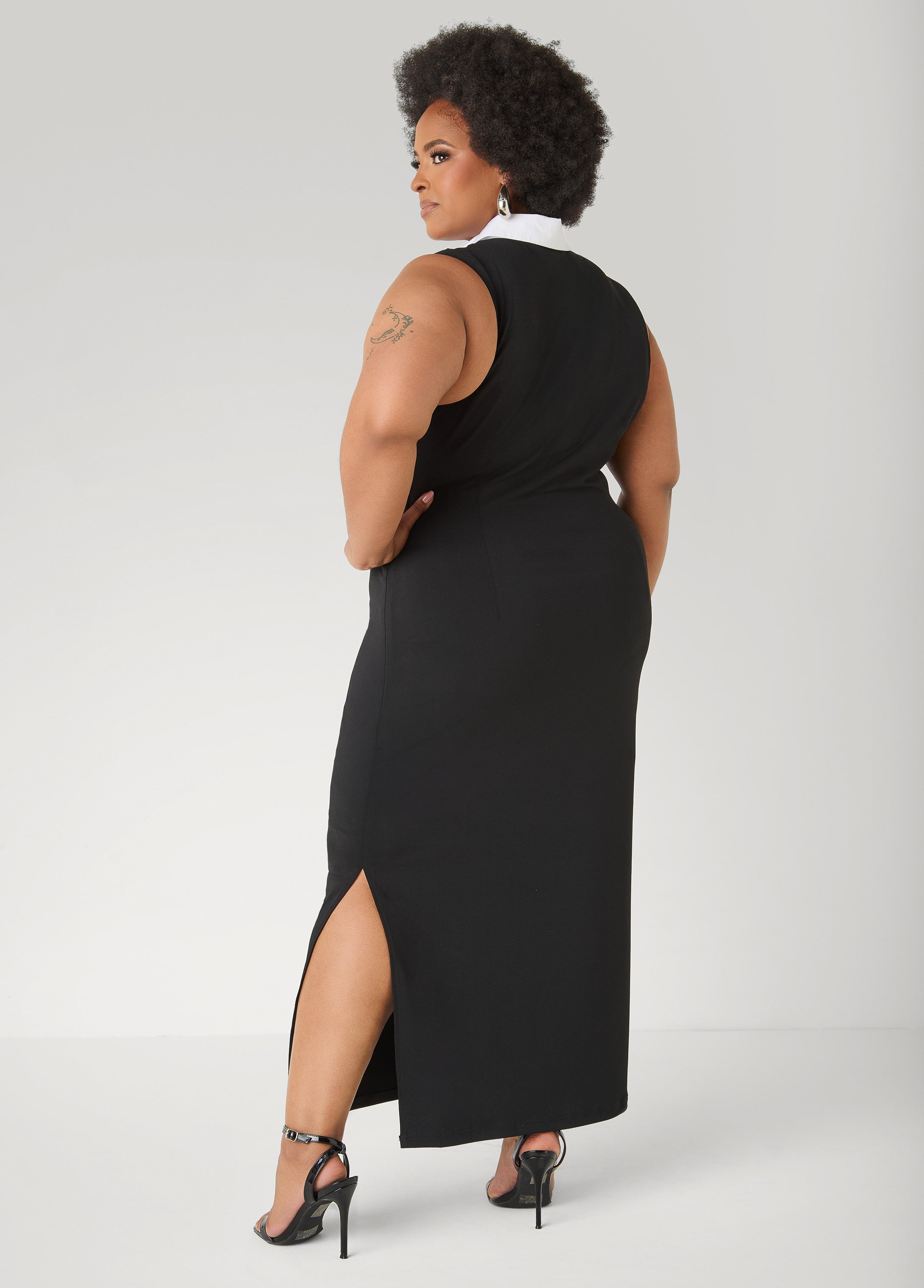 Maxi Tuxedo Dress