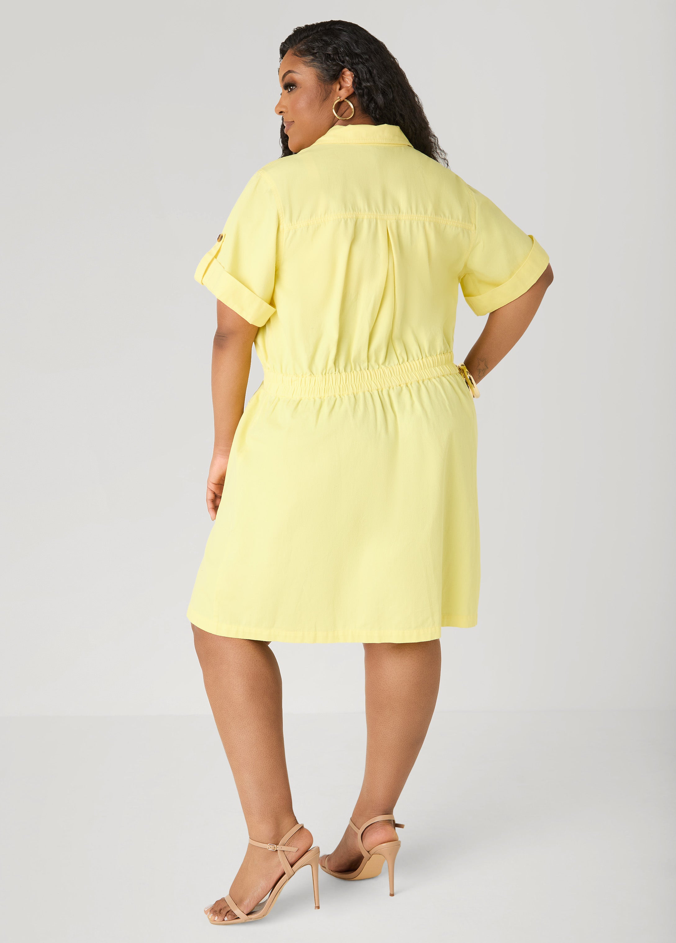 Denim Cargo Dress