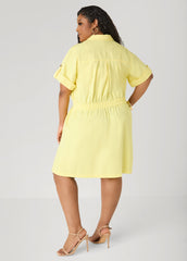 Denim Cargo Dress