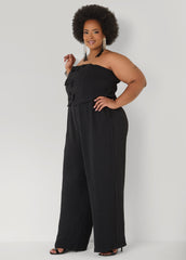 Tall Strapless Bow Embellished Jumpsuit