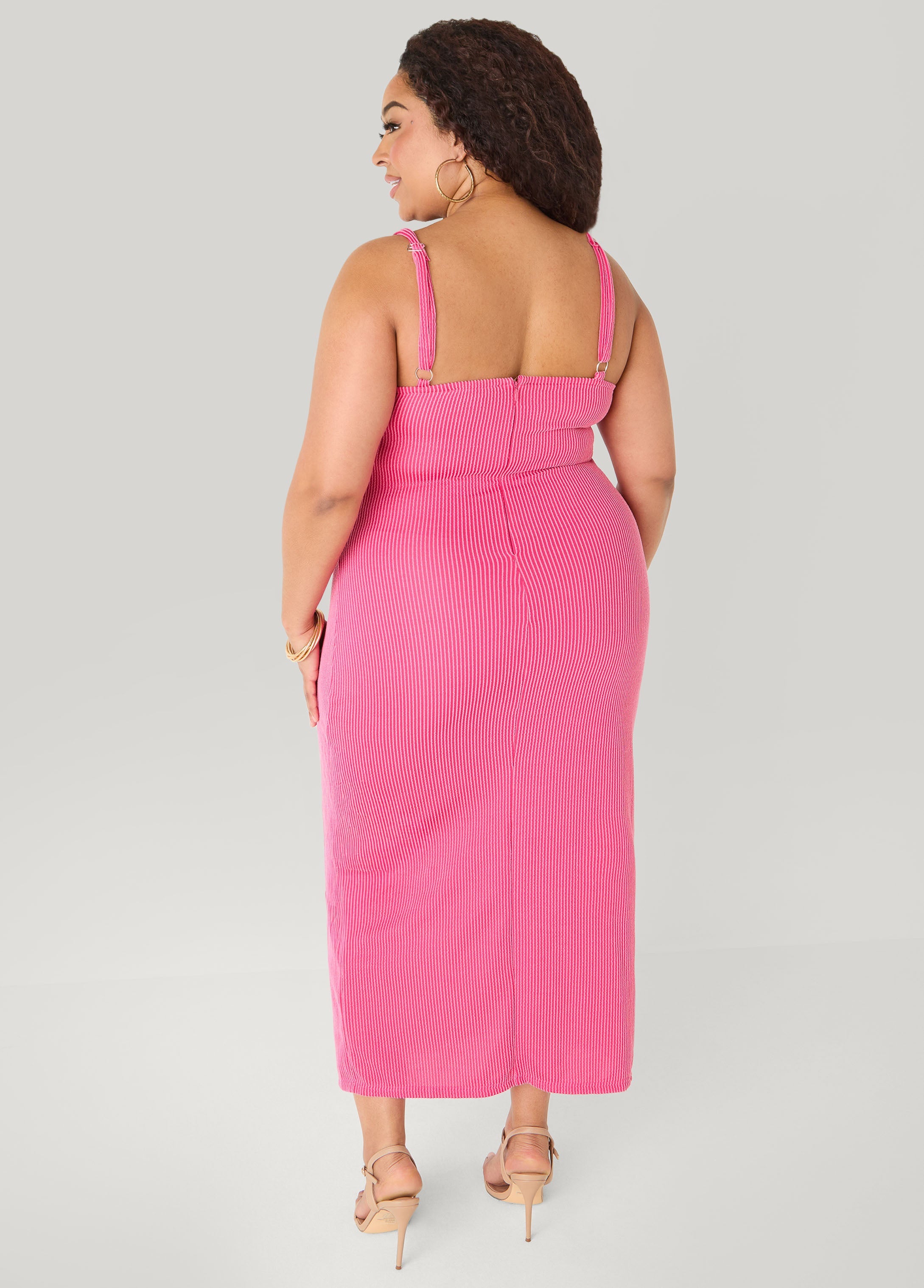 Ribbed Maxi Bodycon Dress