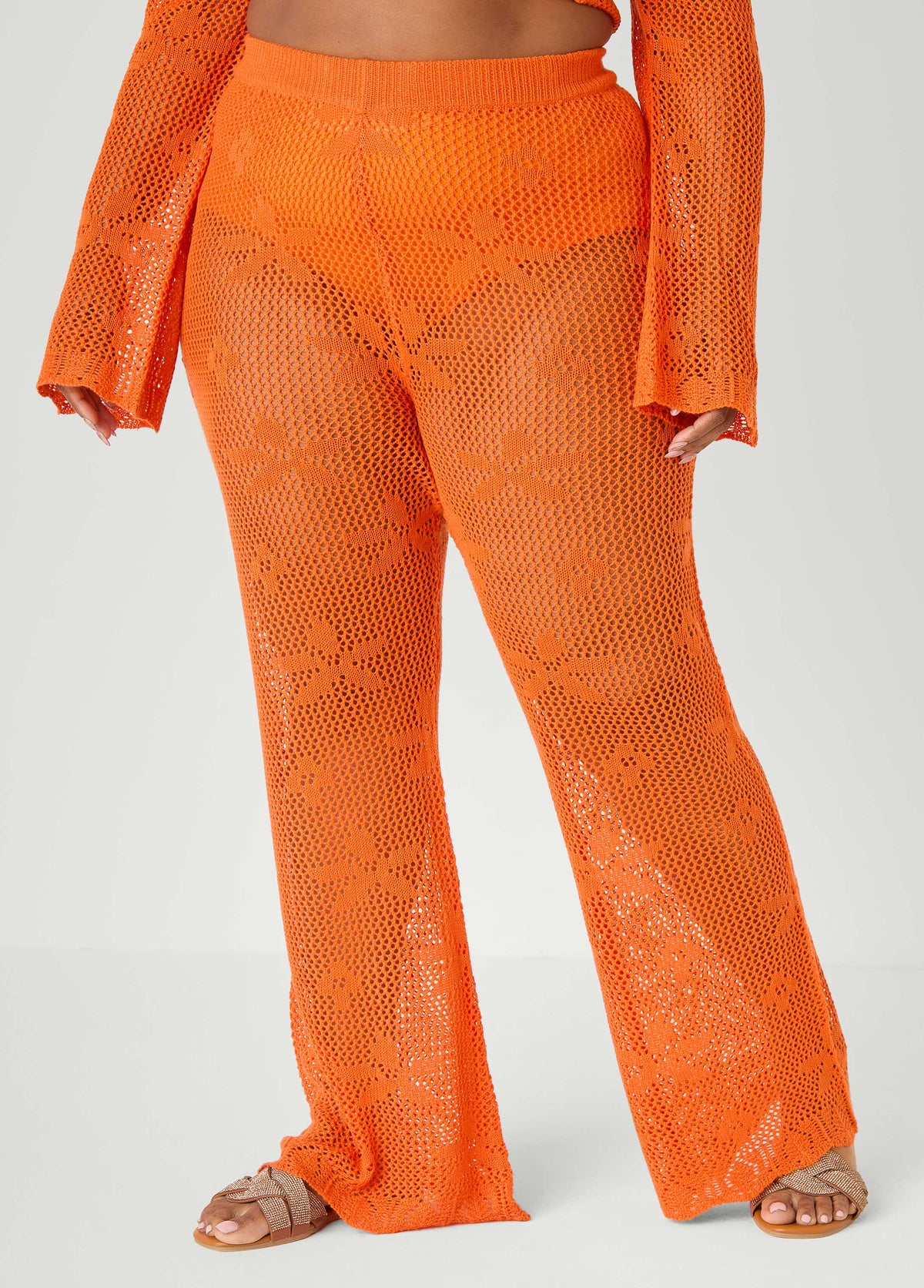 Crochet Wide Leg Pants