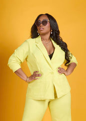 Millennium Button Front Blazer