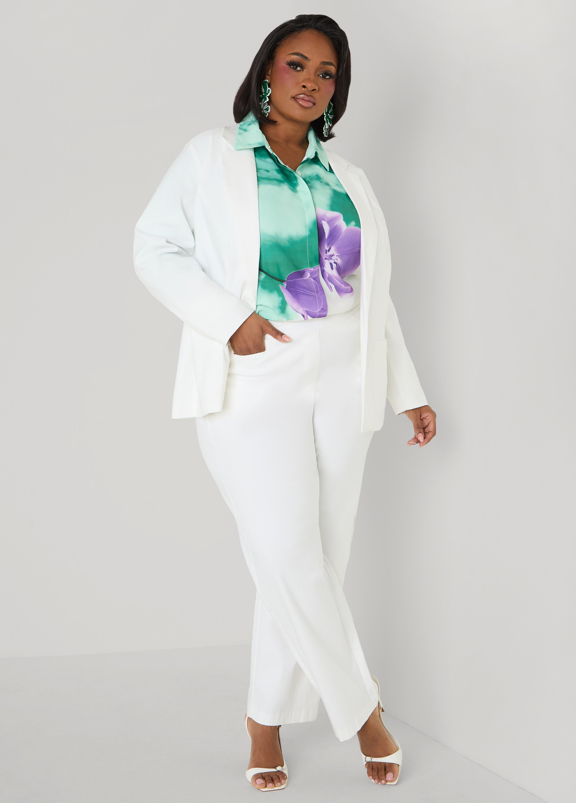 Millennium Button Up Blazer