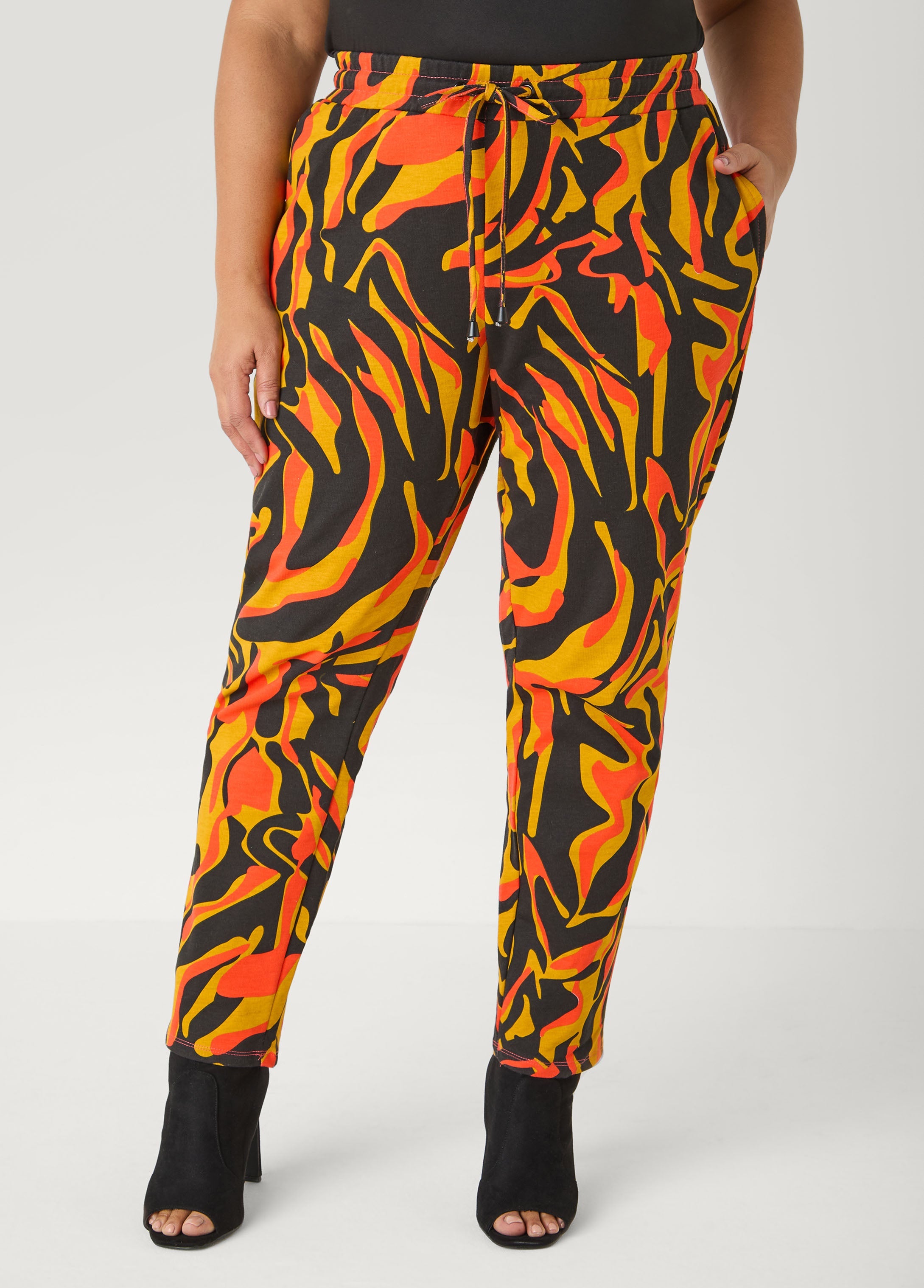 Printed Joggers