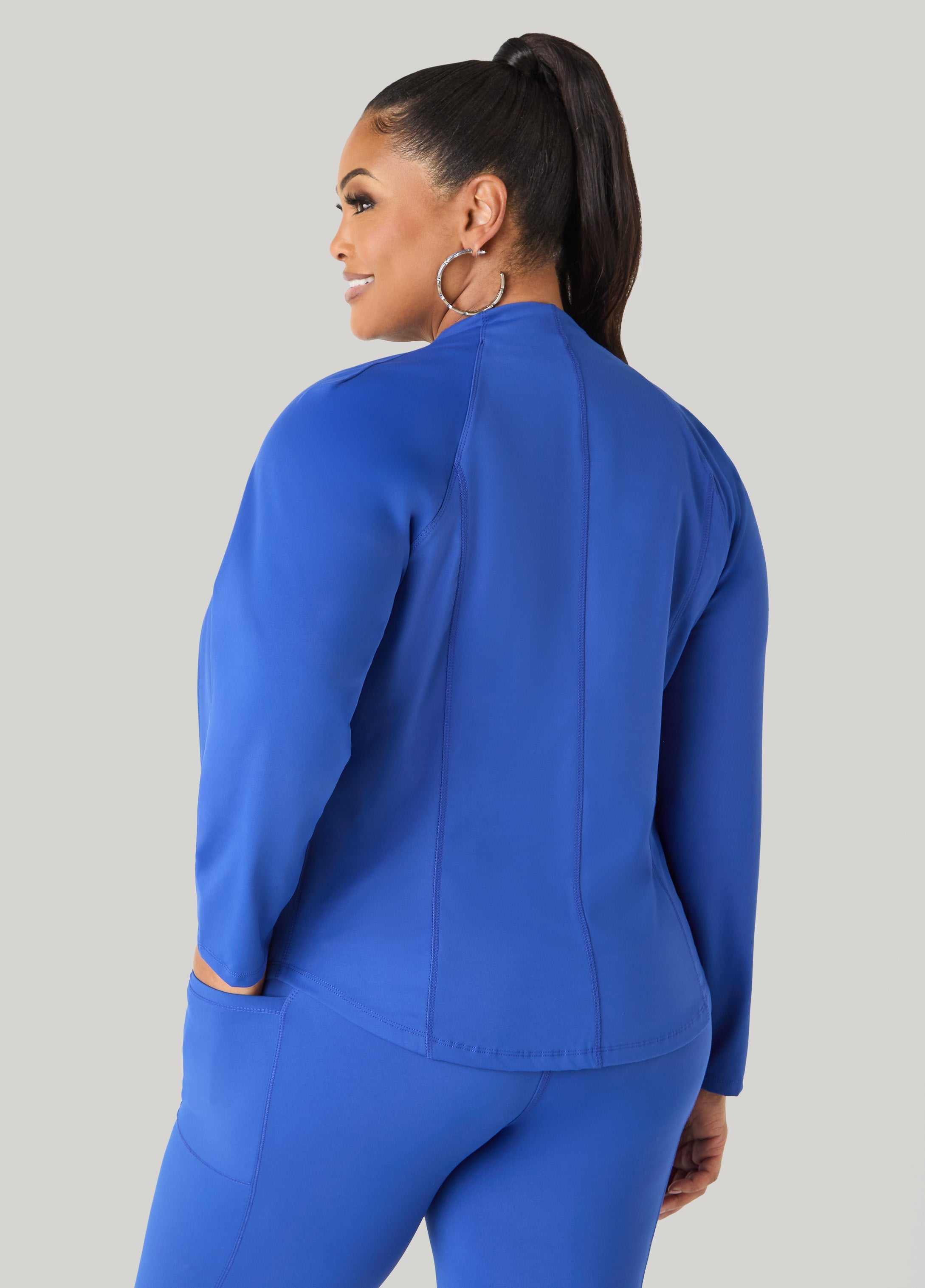Zip Front Athletic Jacket