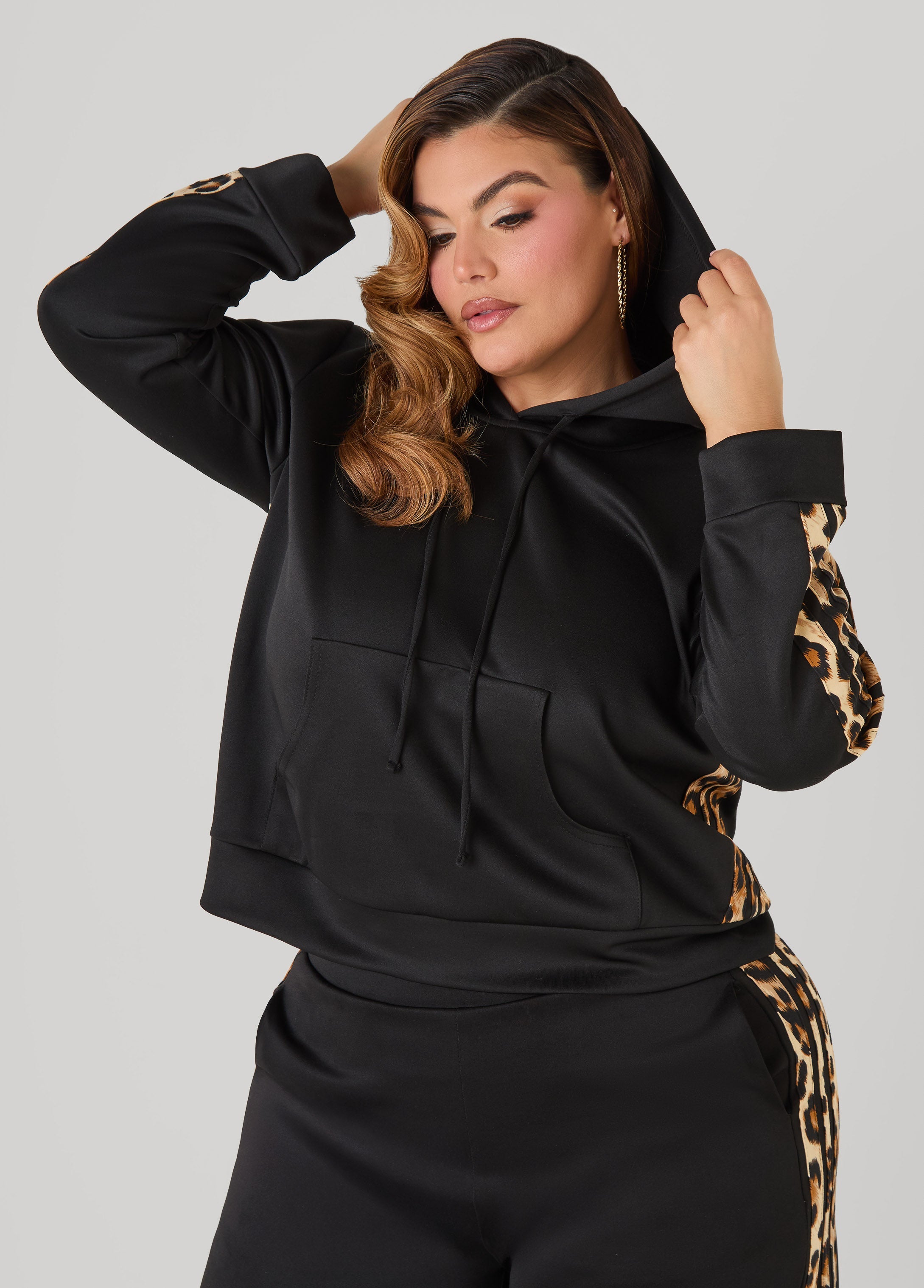 Animal Striped Hoodie