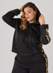 Animal Striped Hoodie