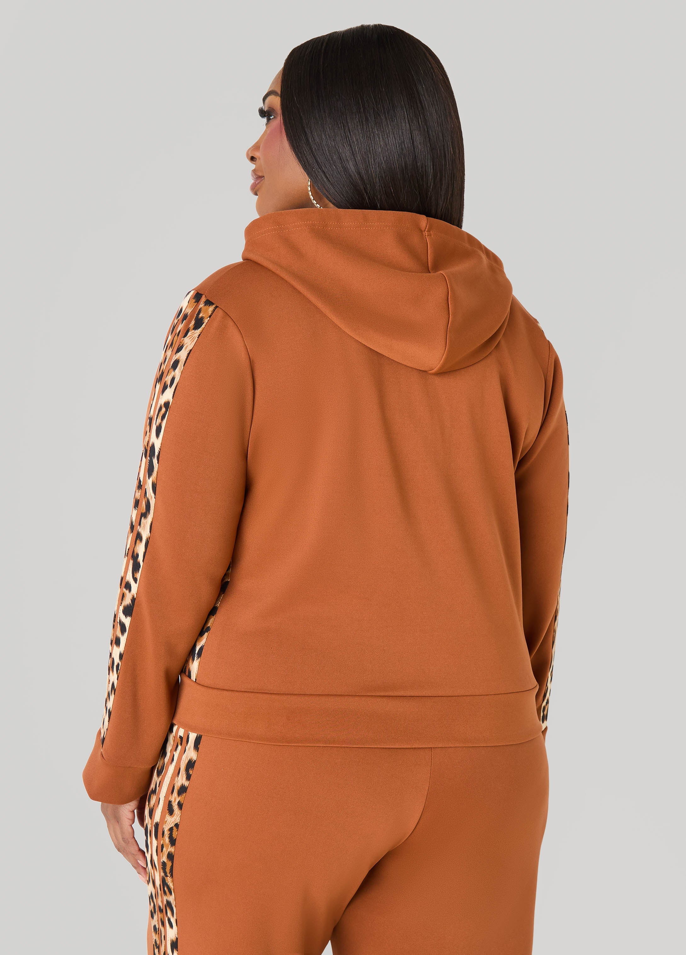 Animal Striped Hoodie