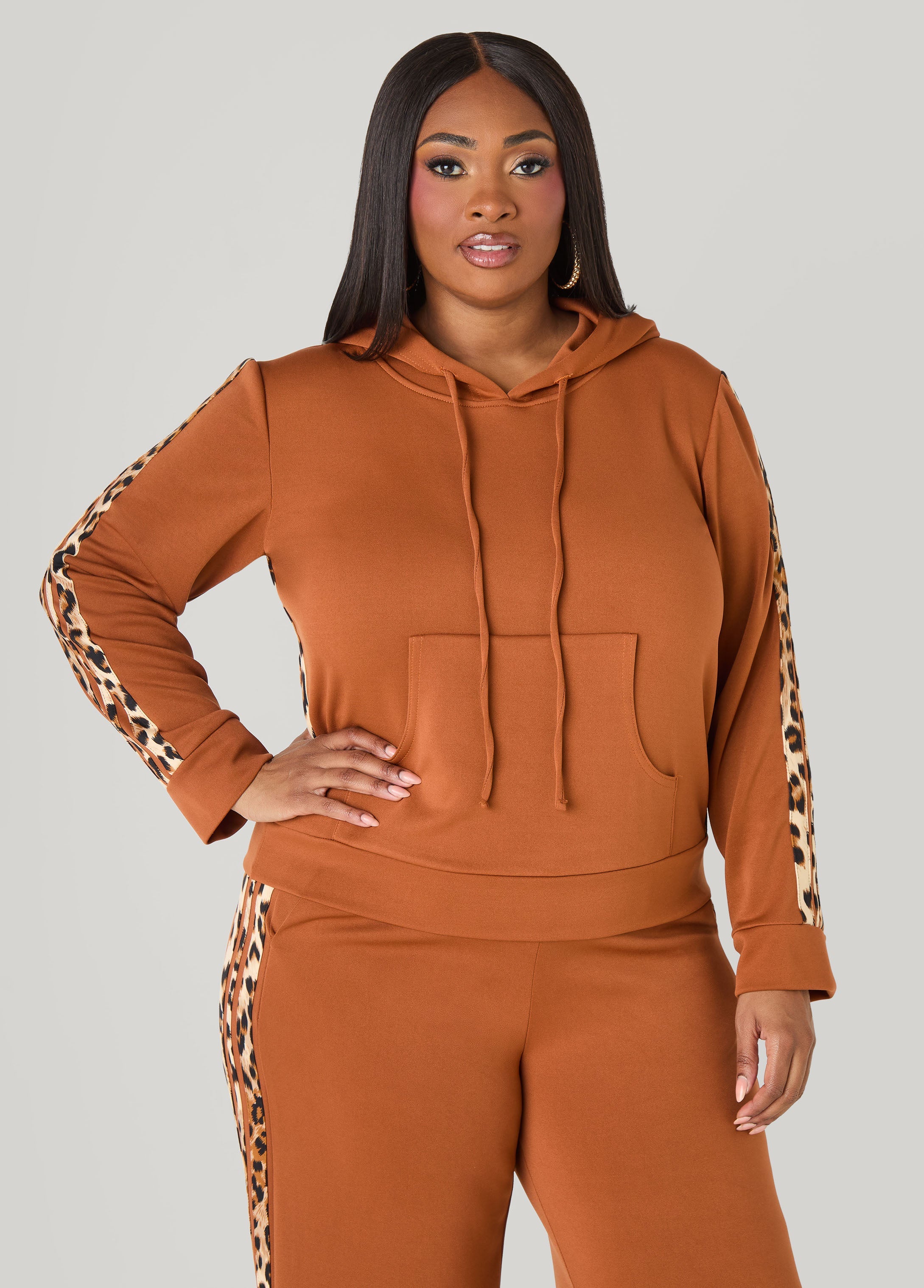 Animal Striped Hoodie