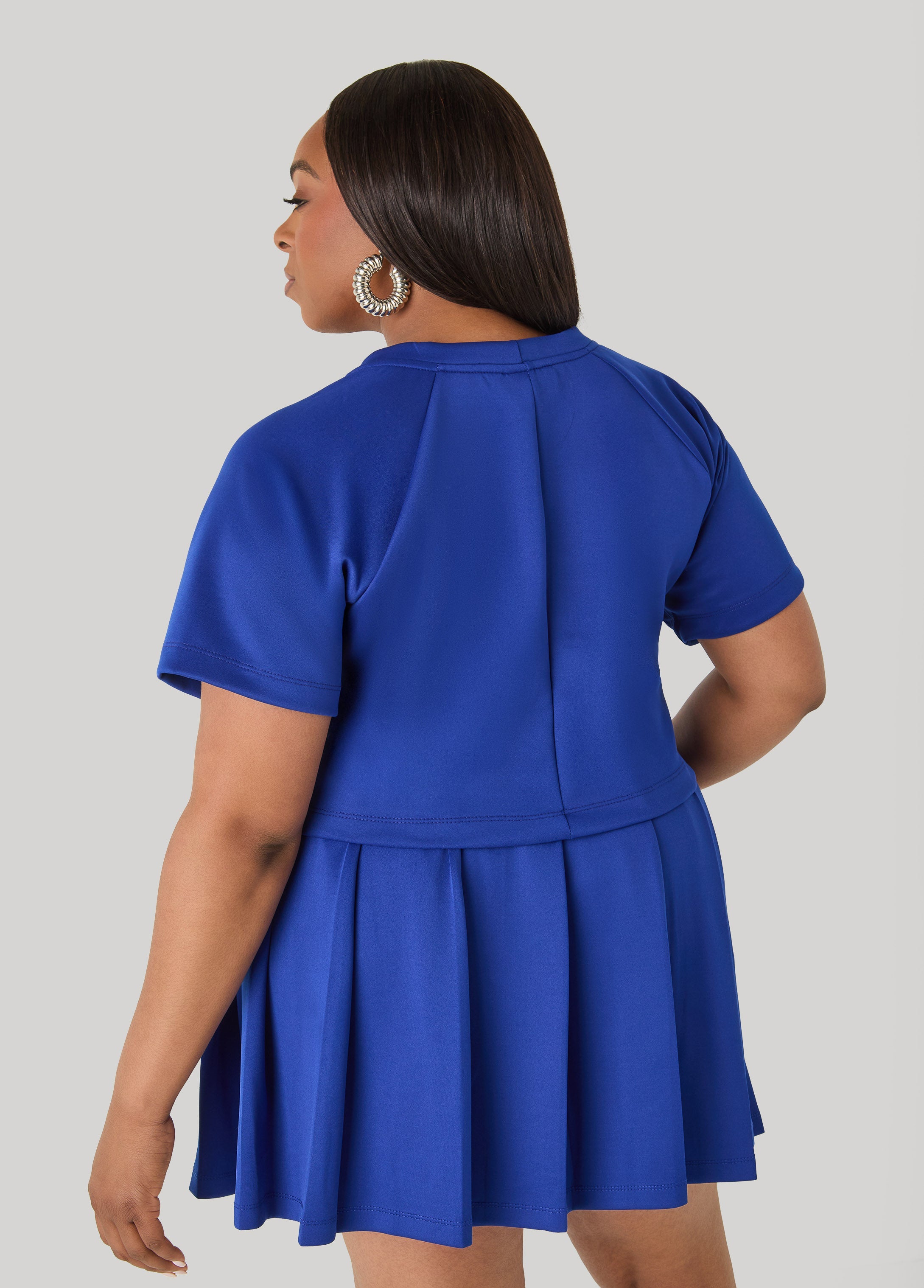 Athletic Knit Cropped Tee