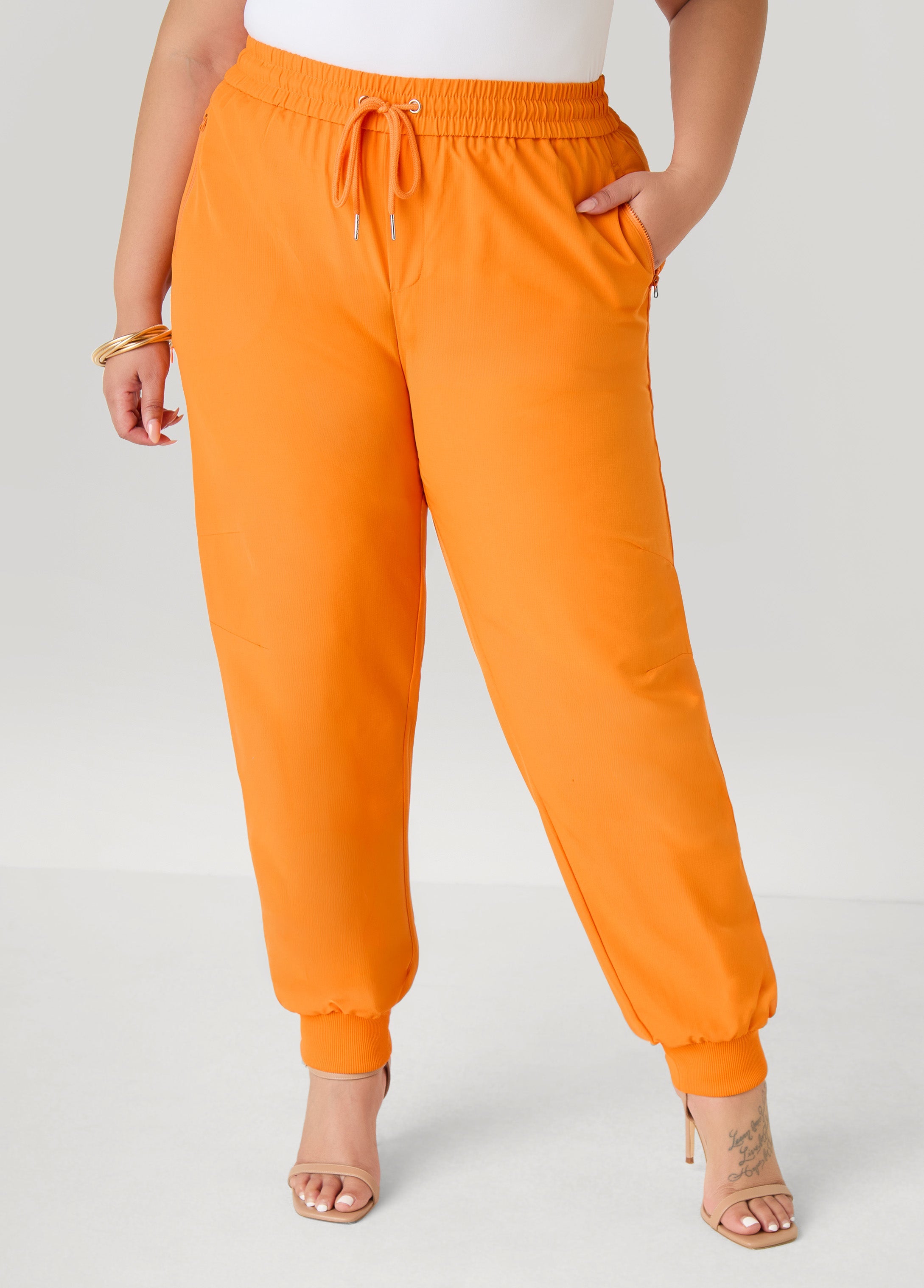 Mid Rise Drawstring Joggers