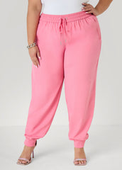 Drawstring Mid Rise Joggers
