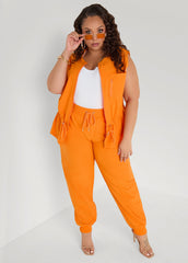Storm Flap Drawstring Vest