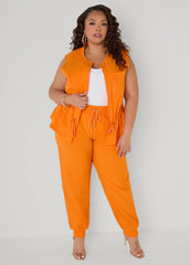 Storm Flap Drawstring Vest
