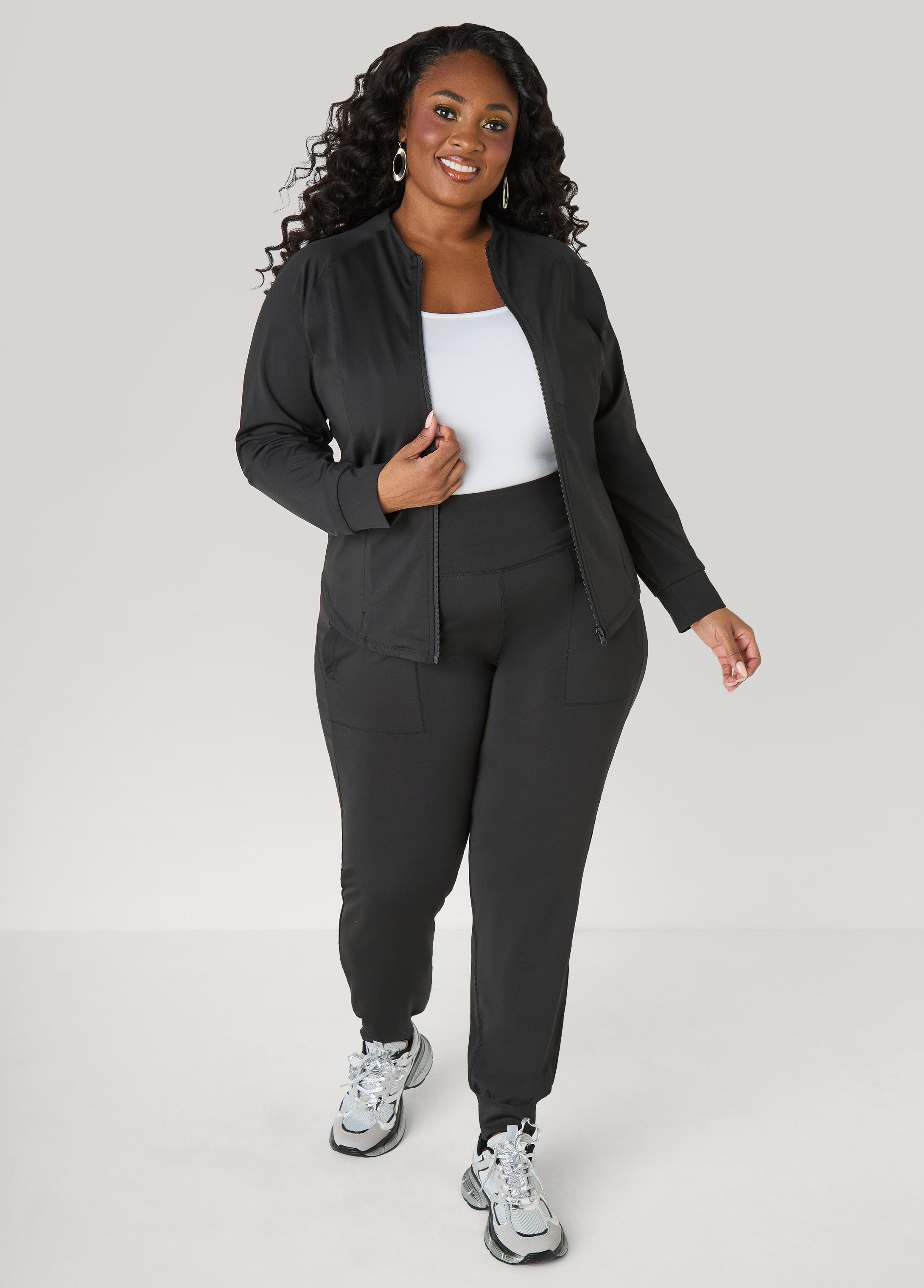 Zip Front Track Jacket