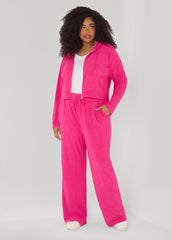 Greek Key Wide Leg Pants