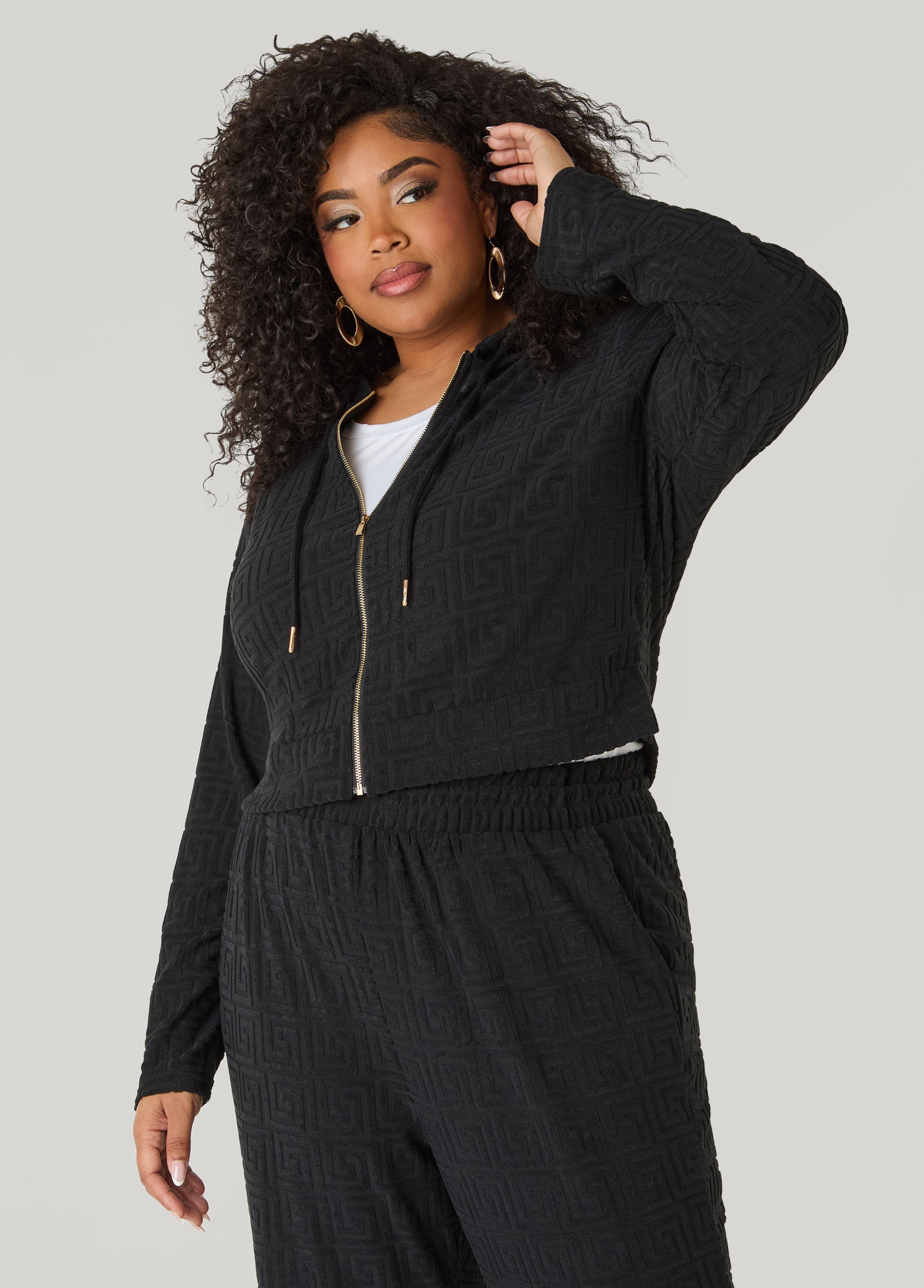 Greek Key Track Jacket