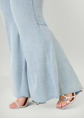 Seam Detailed Flared Jeans