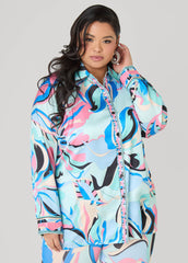 Floral Satin Shirt