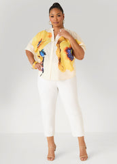 Floral Print Cotton Shirt