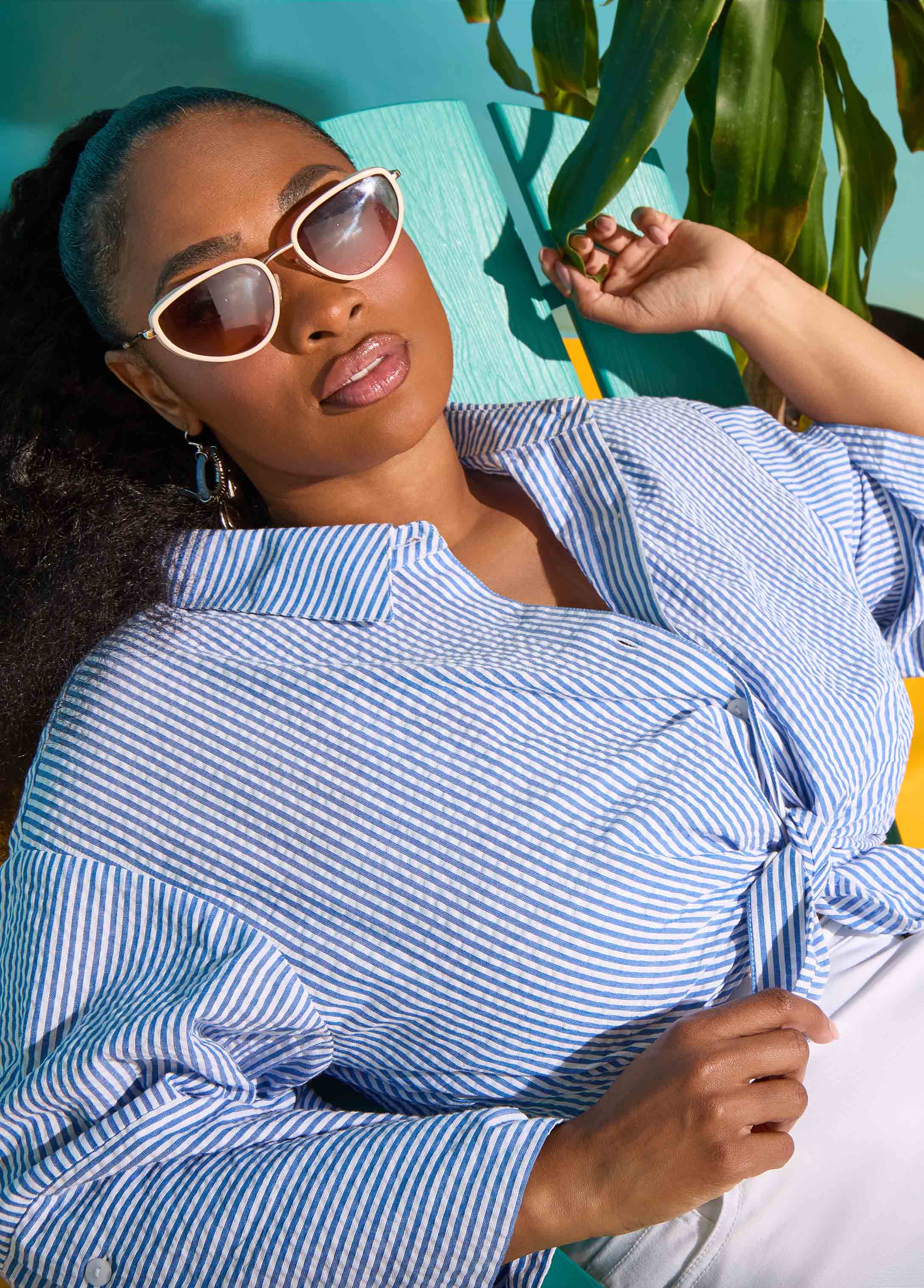 Seersucker Cotton Shirt