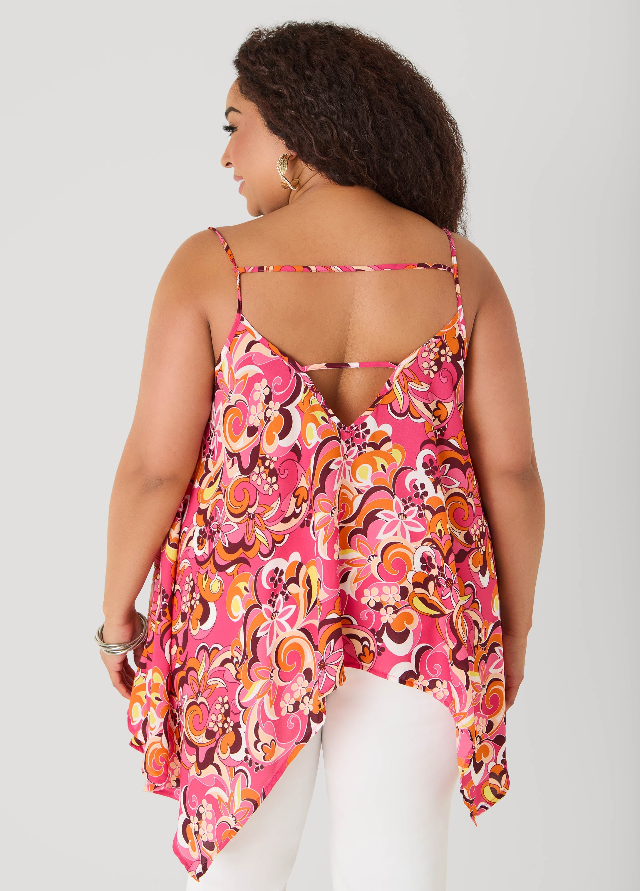 Paisley Print Handkerchief Tank