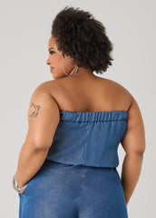 Sage Green Bubble Tube Top