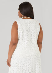 Crochet Button Front Top