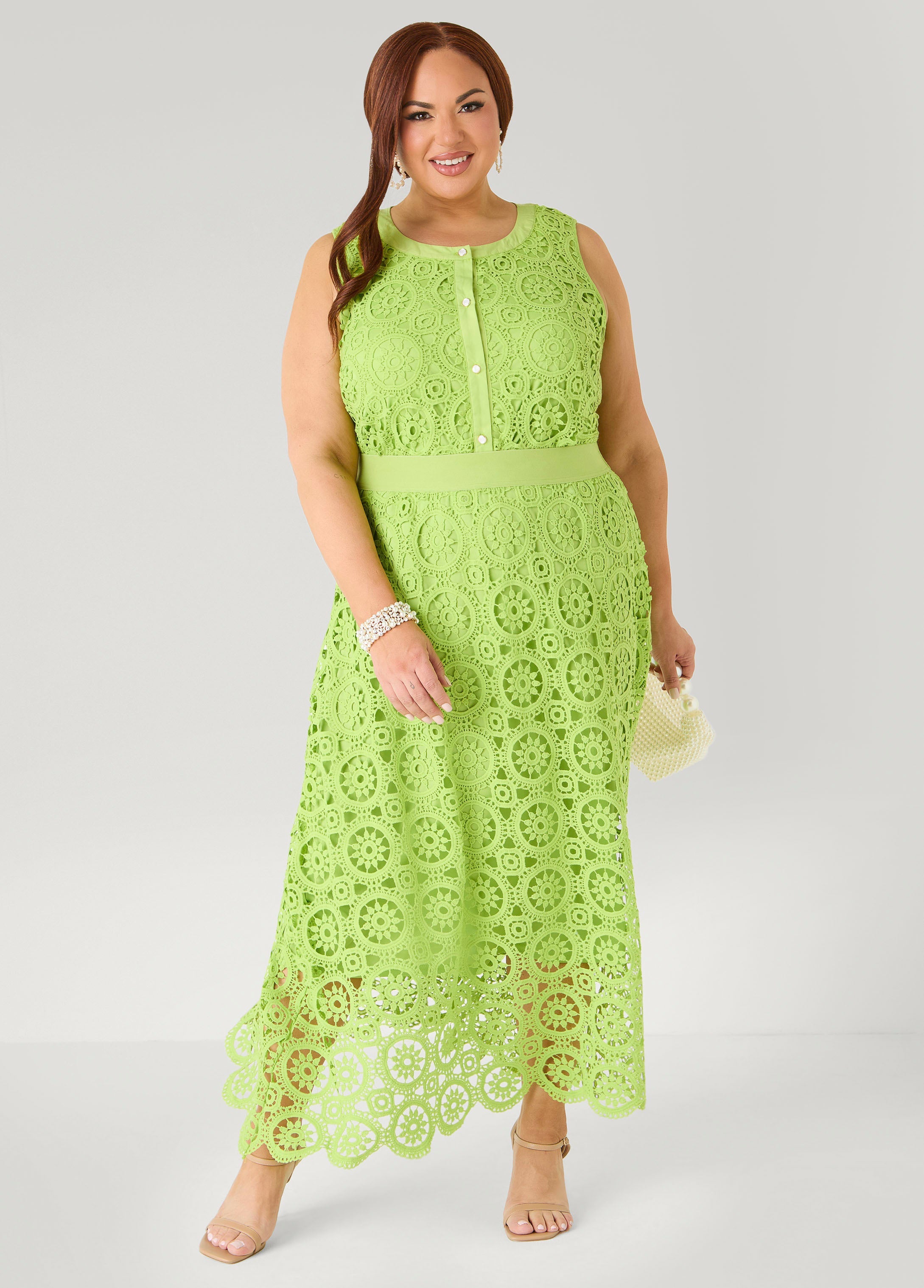 Crochet Button Front Top