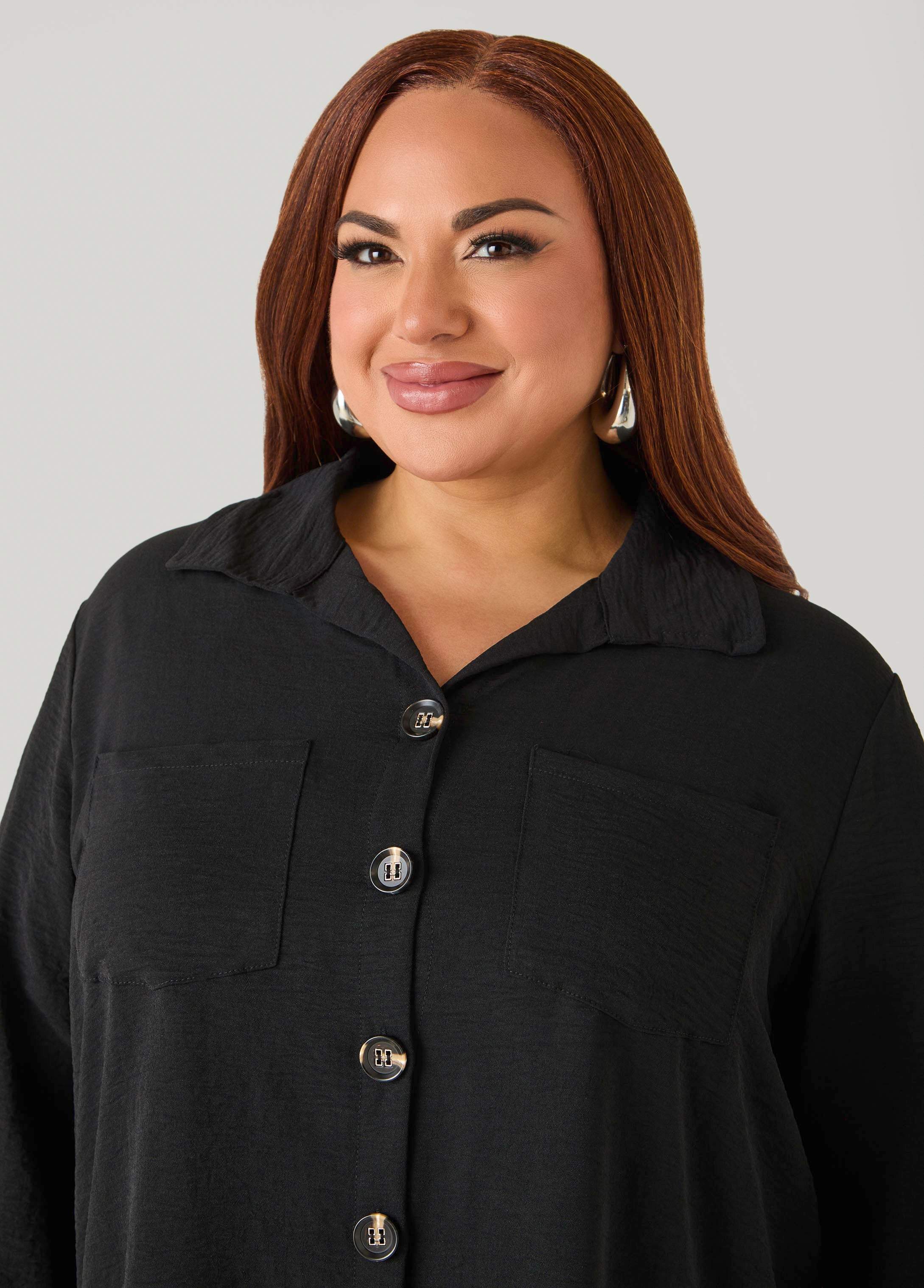 Textured Collared Shirt