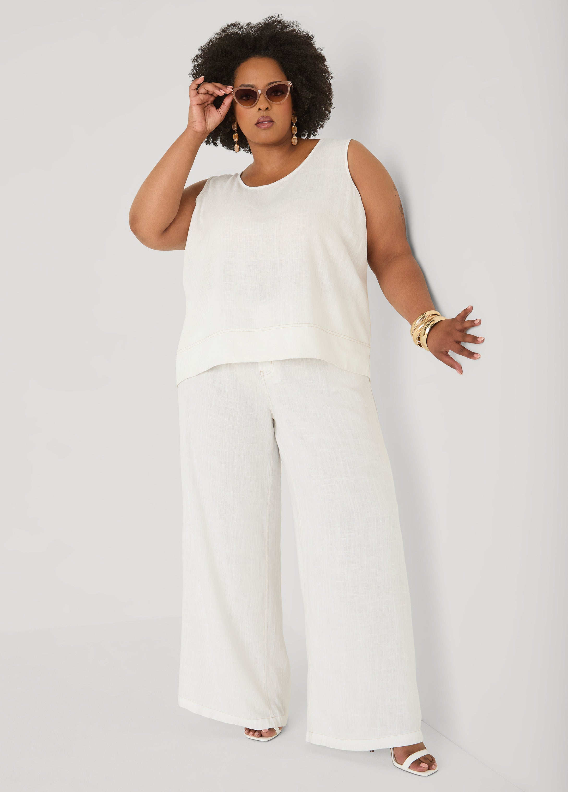 Linen Blend Top
