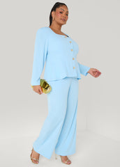Pull On Straight Leg Pants