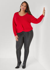 Striped Liquid Leggings