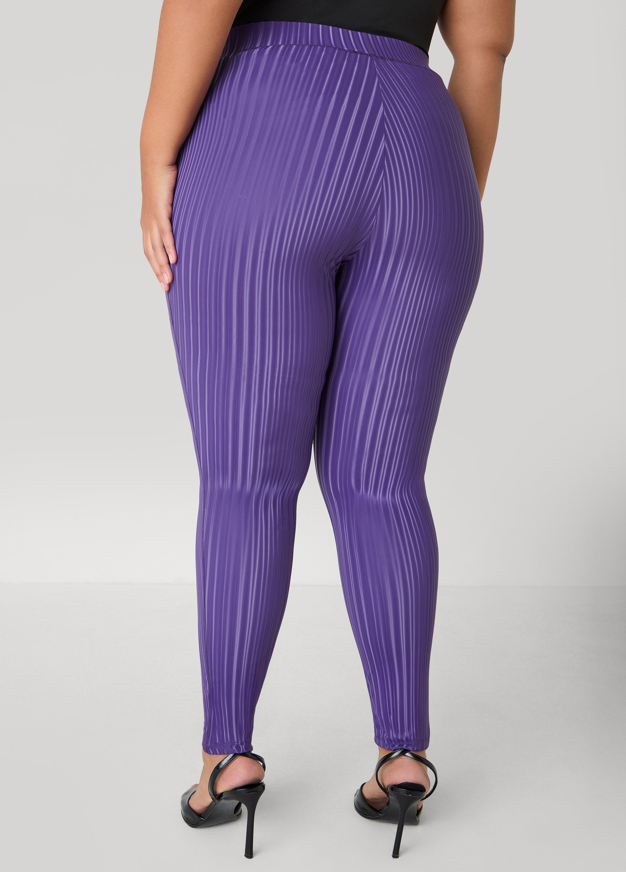 Striped Liquid Leggings
