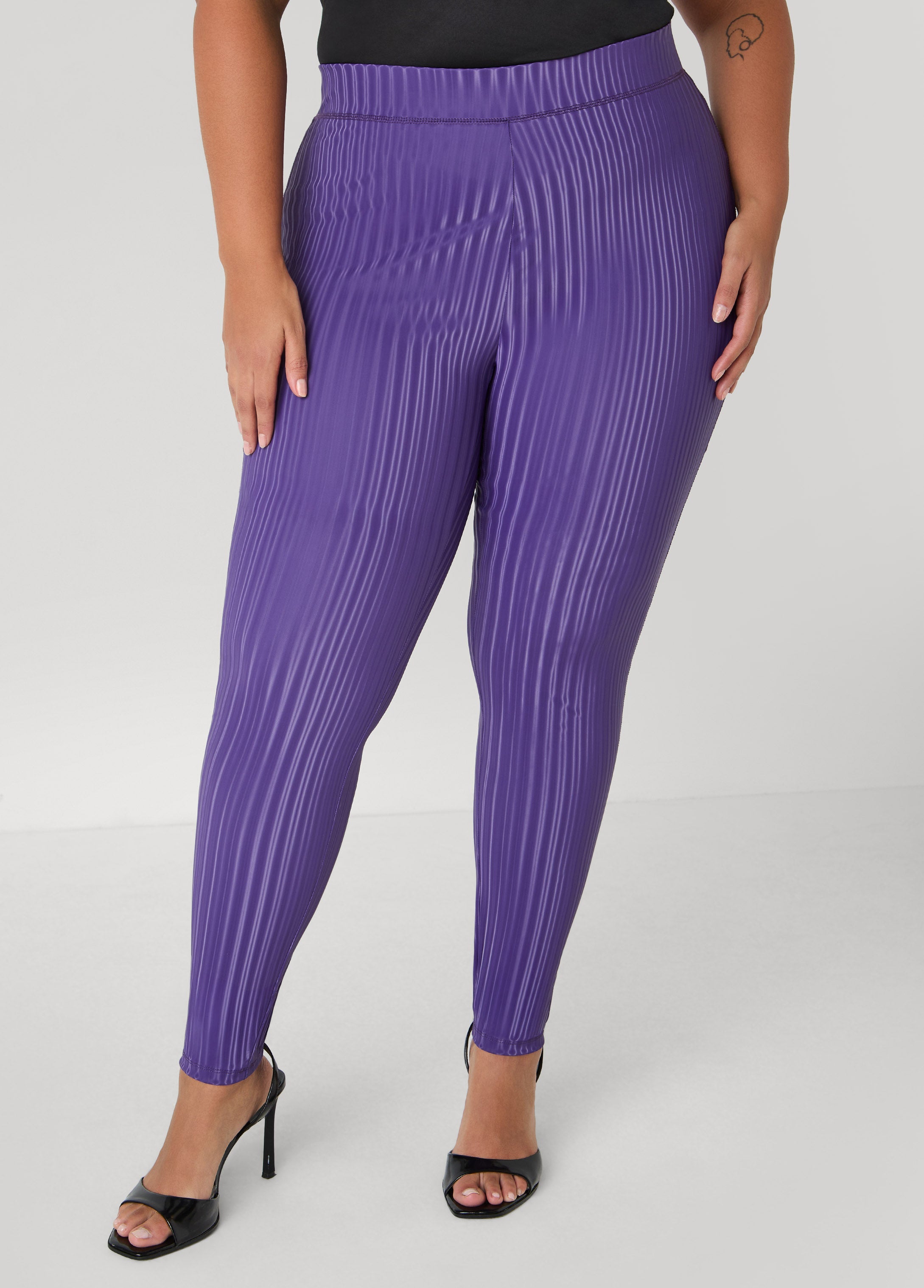 Striped Liquid Leggings