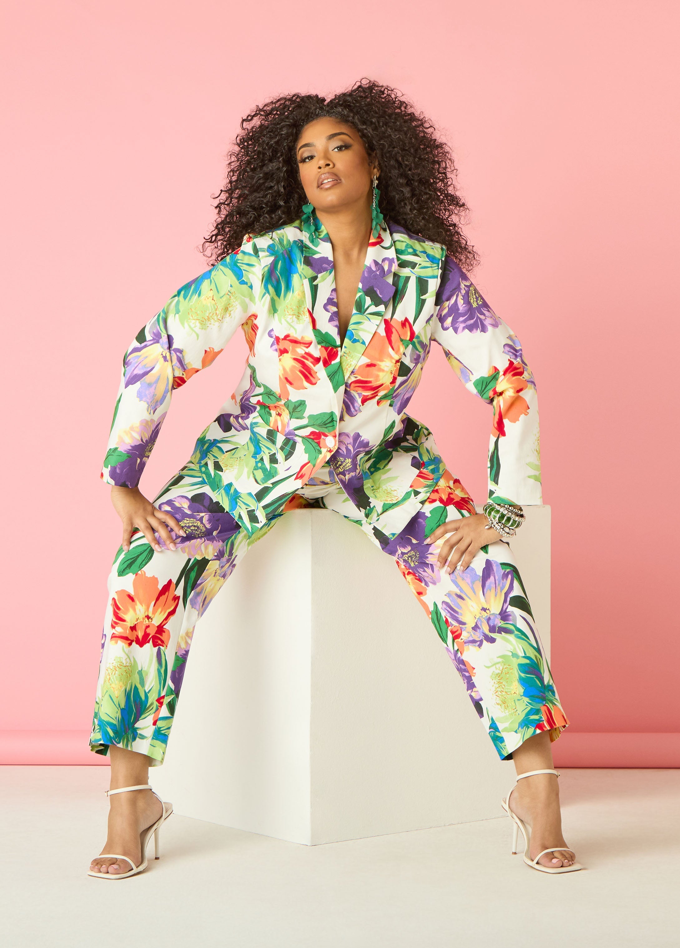 Millennium Floral Print Trousers