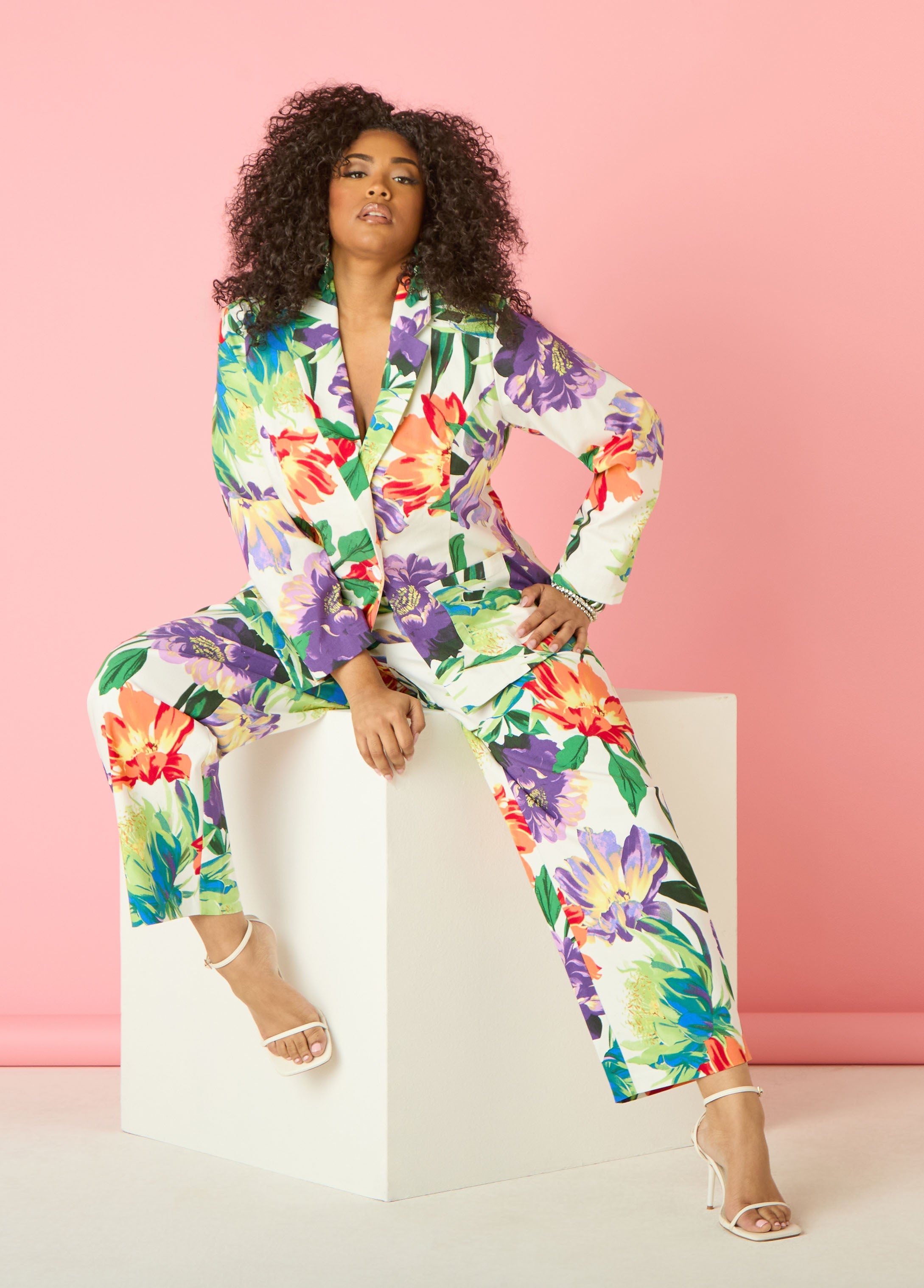 Millennium Floral Print Trousers