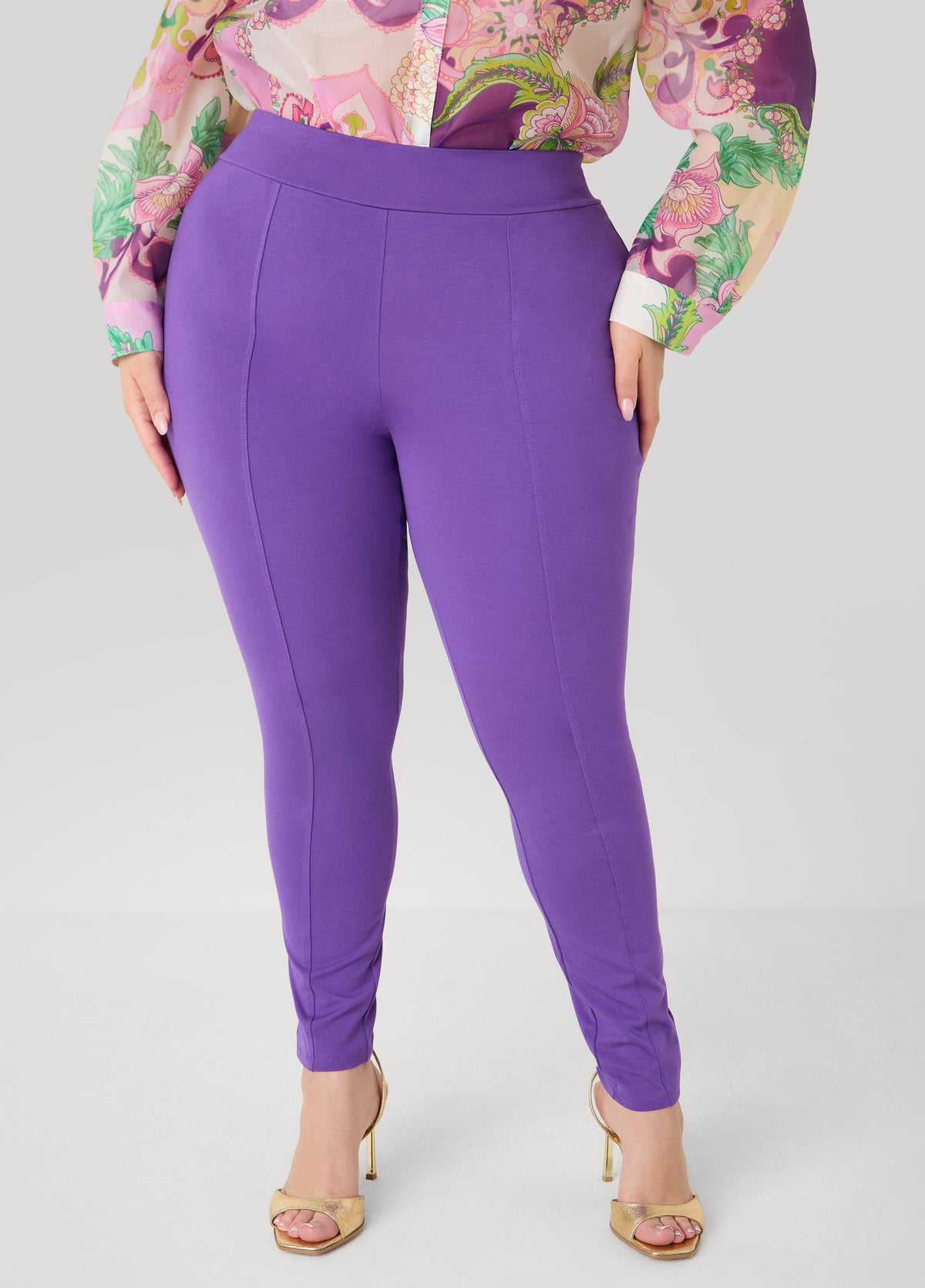 Seam Detailed Ponte Leggings