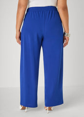 Pleated Wide Leg Pants