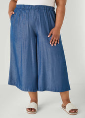 Sage Green Wide Leg Culottes